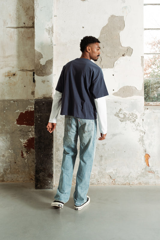 RHYTHM T-SHIRT - NAVY