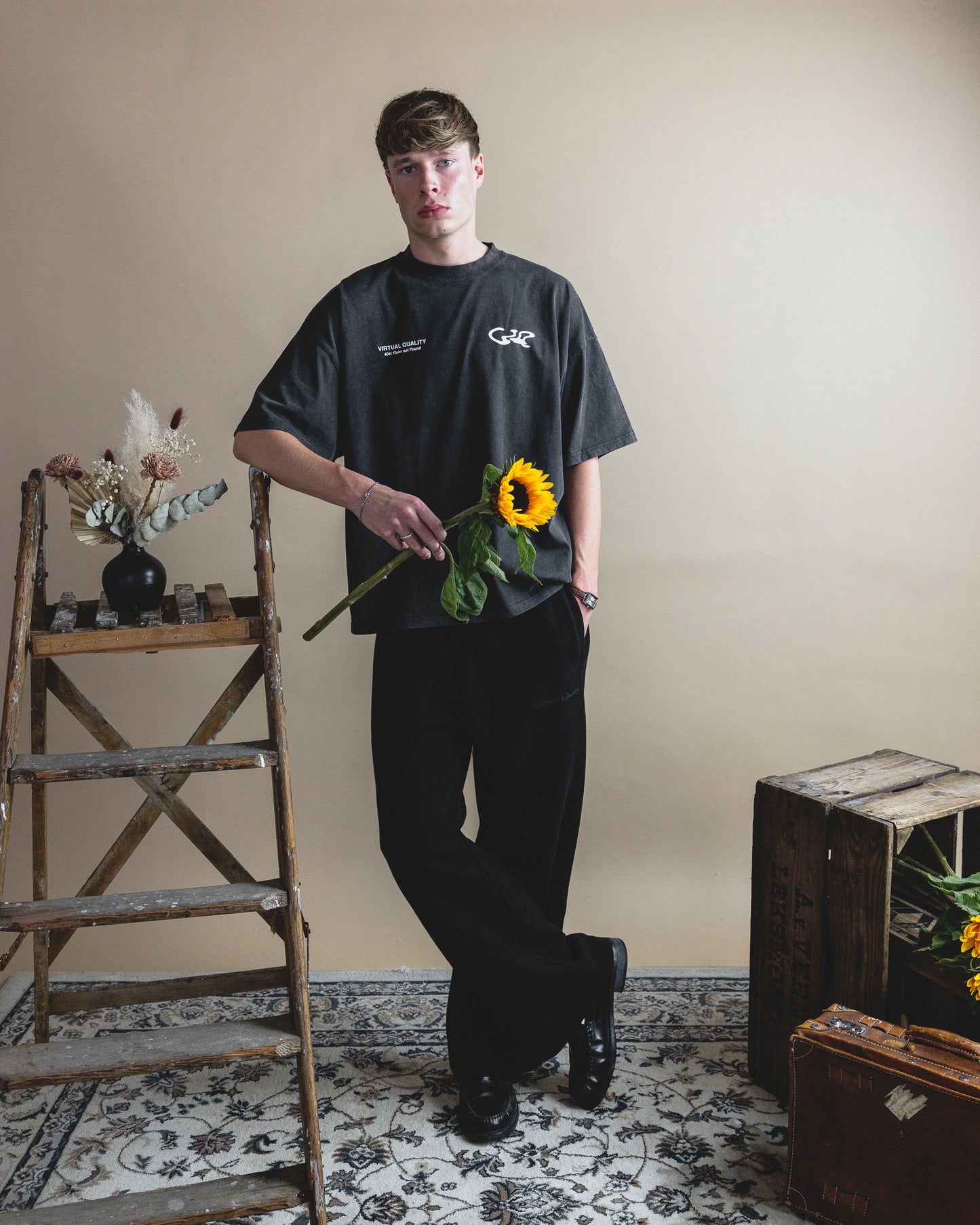 WASHED T-SHIRT - VINTAGE BLACK
