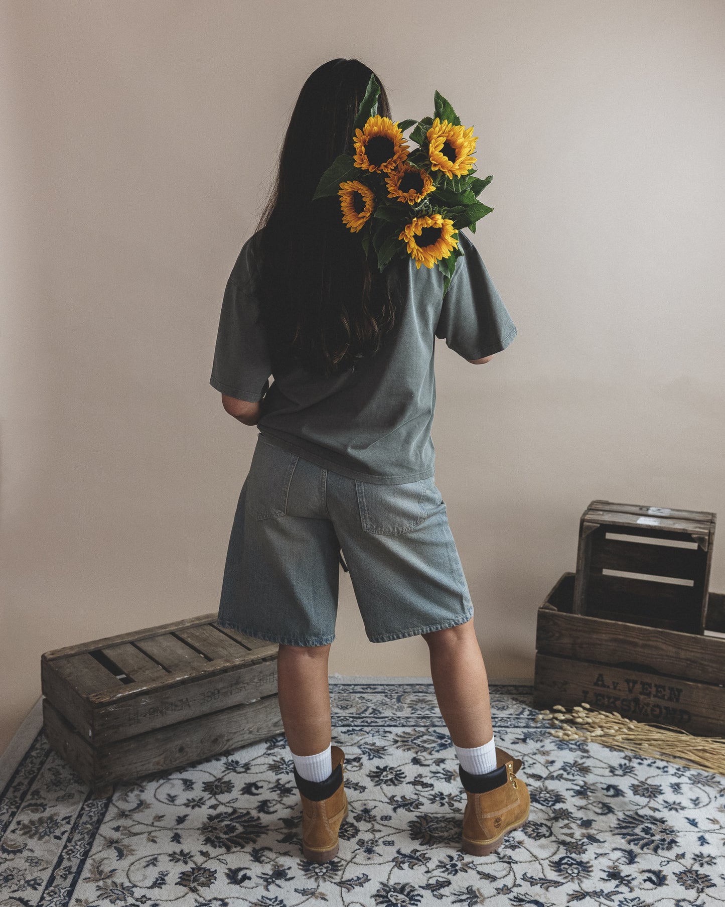 WASHED T-SHIRT - VINTAGE OLIVE