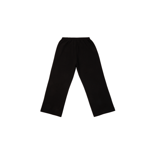 WAFFLE SWEATPANTS - ONYX BLACK