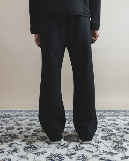 WAFFLE SWEATPANTS - ONYX BLACK