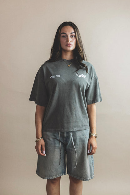 WASHED T-SHIRT - VINTAGE OLIVE